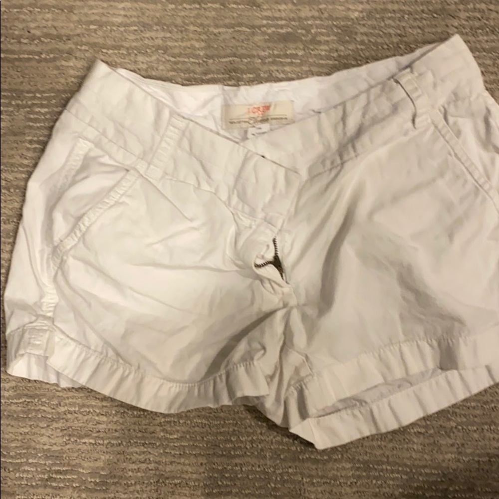 J. Crew white shorts